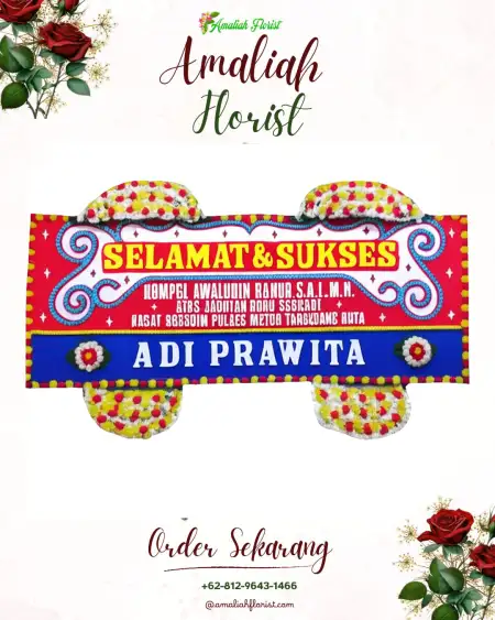 Papan Bunga Ucapan Selamat Pulau Harapan